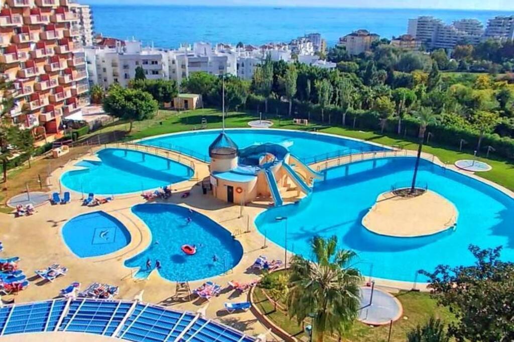 Estudio Jjupiter 250 M Del Mar Con Vistas Al Mar Piscinas Lejlighed Benalmádena